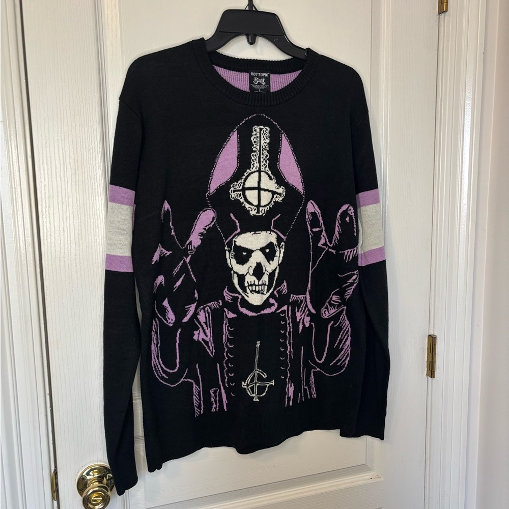 Ghost Papa Emeritus Intarsia Girls Sweater
